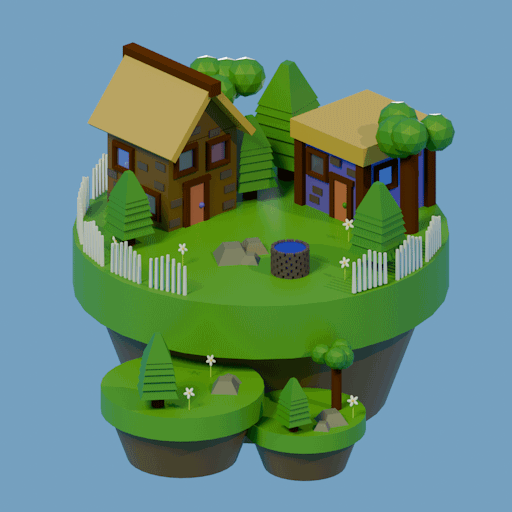 Round Islands in 3D